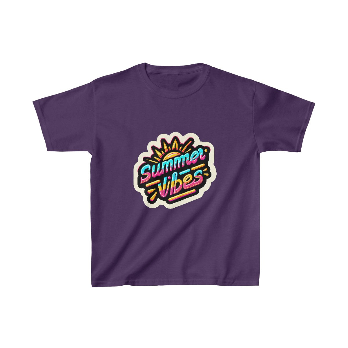 Kids 80s NeonSunshine T-Shirt Image 10