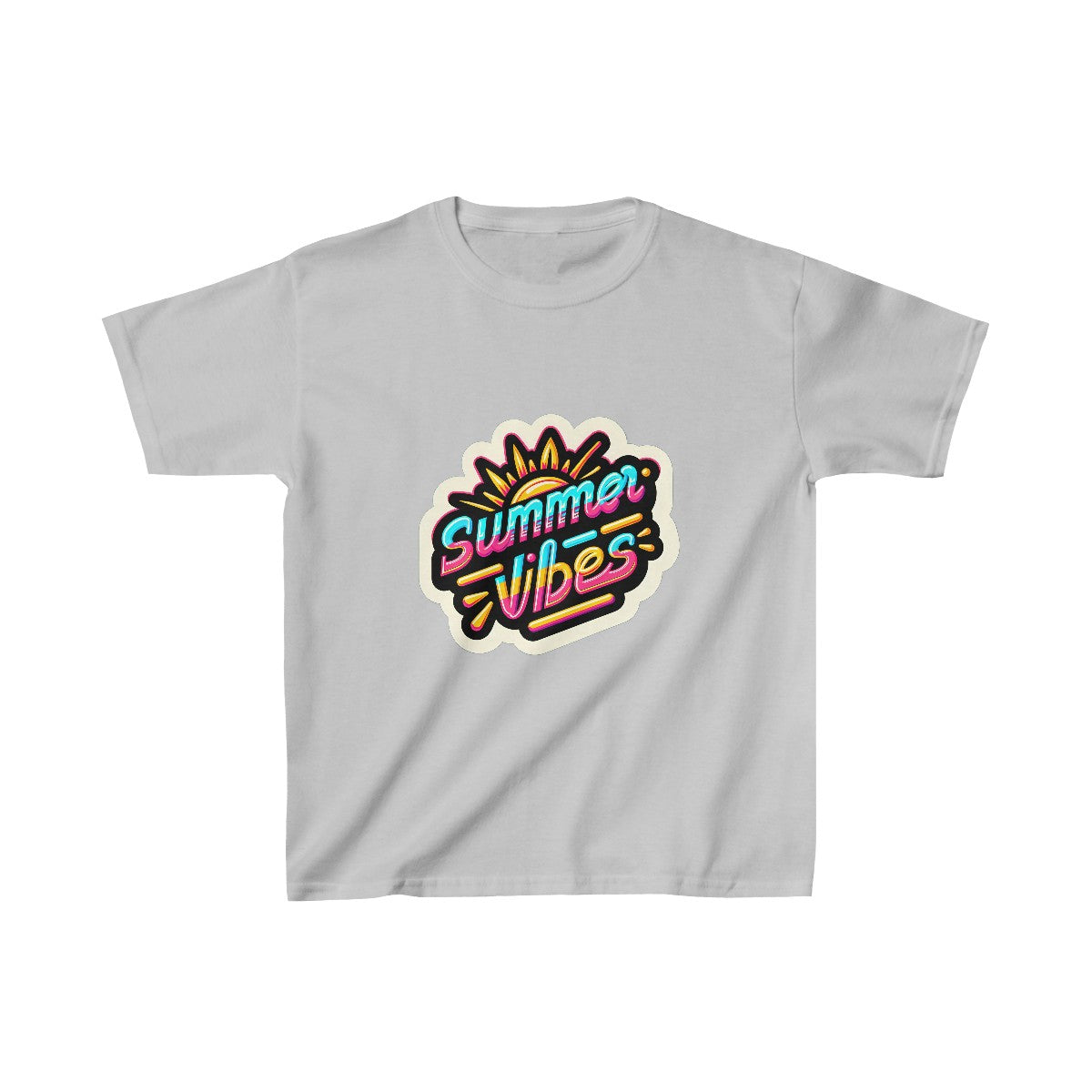 Kids 80s NeonSunshine T-Shirt Image 4