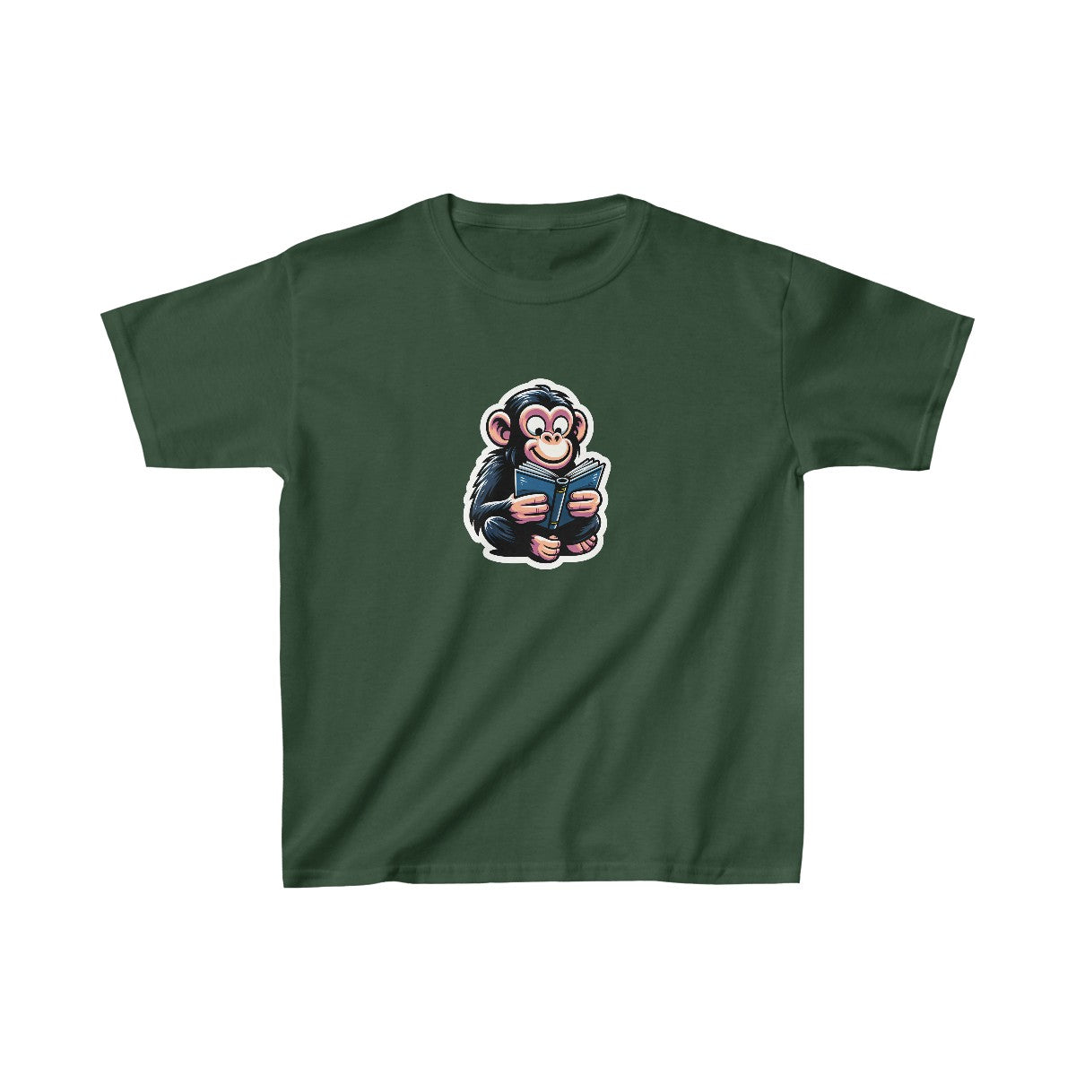 Kids CartoonChimpanzee T-Shirt Image 7