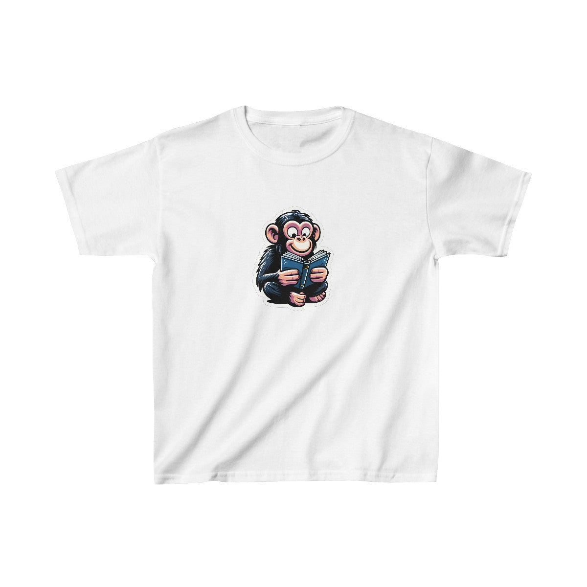 Kids CartoonChimpanzee T-Shirt Image 2