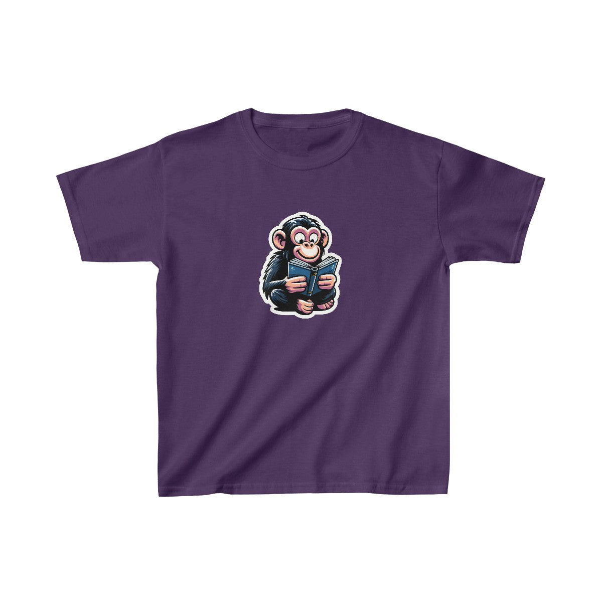 Kids CartoonChimpanzee T-Shirt Image 10
