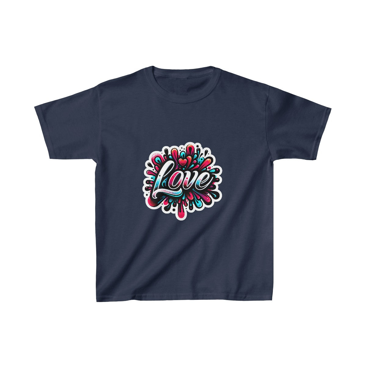 Kids Color SplatterBubble Letter T-Shirt Image 9