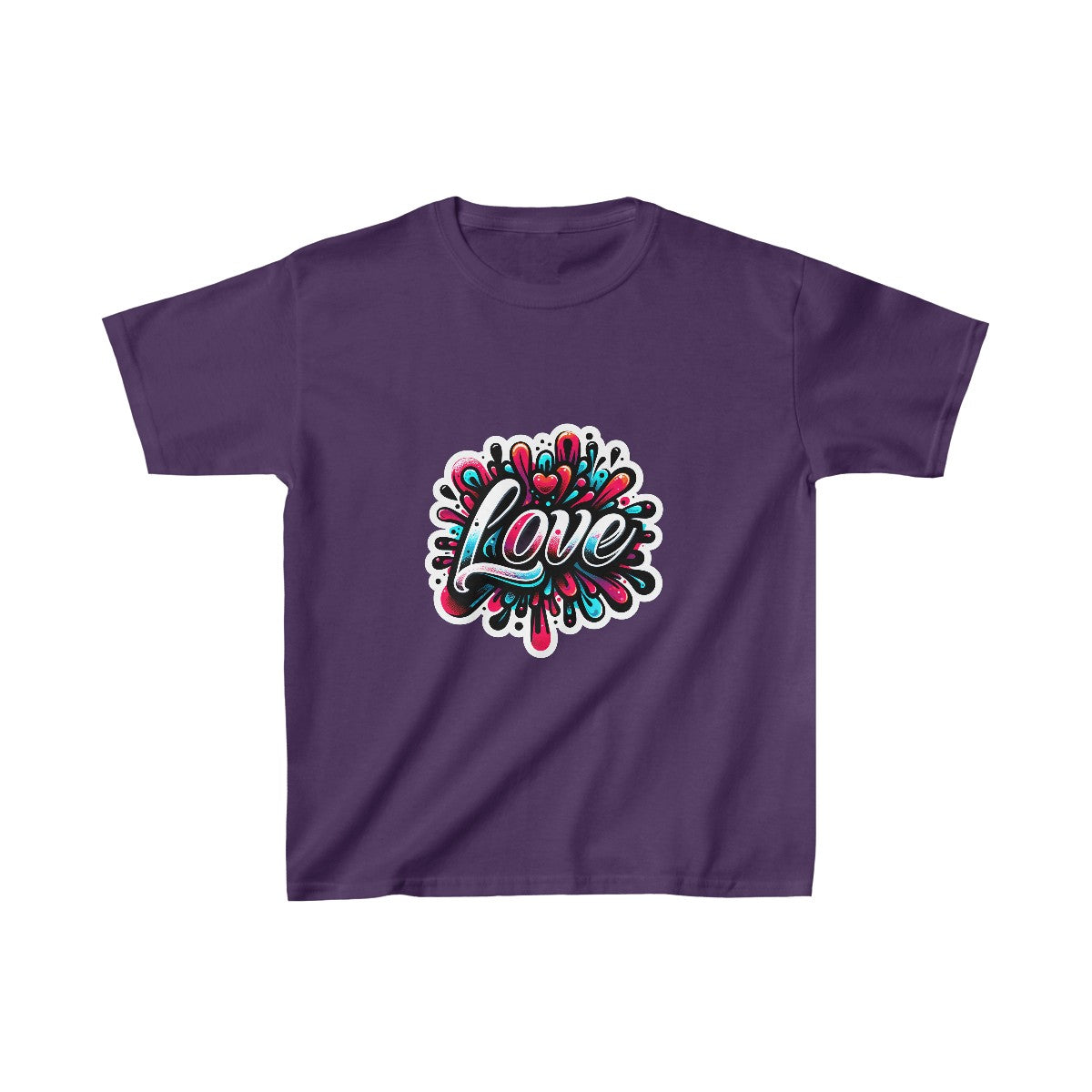 Kids Color SplatterBubble Letter T-Shirt Image 10