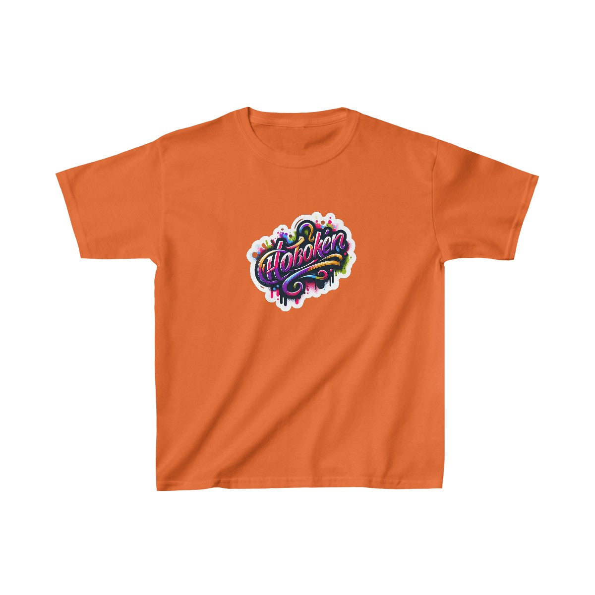 Kids Color SplatterScript Tee Image 6