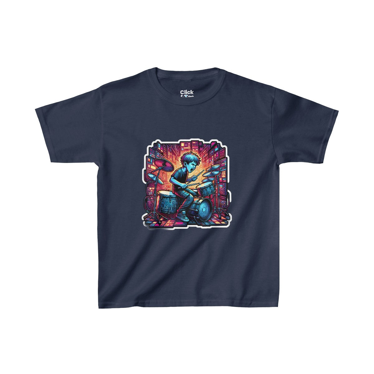 Kids CyberpunkTechno Kid T-Shirt Image 9