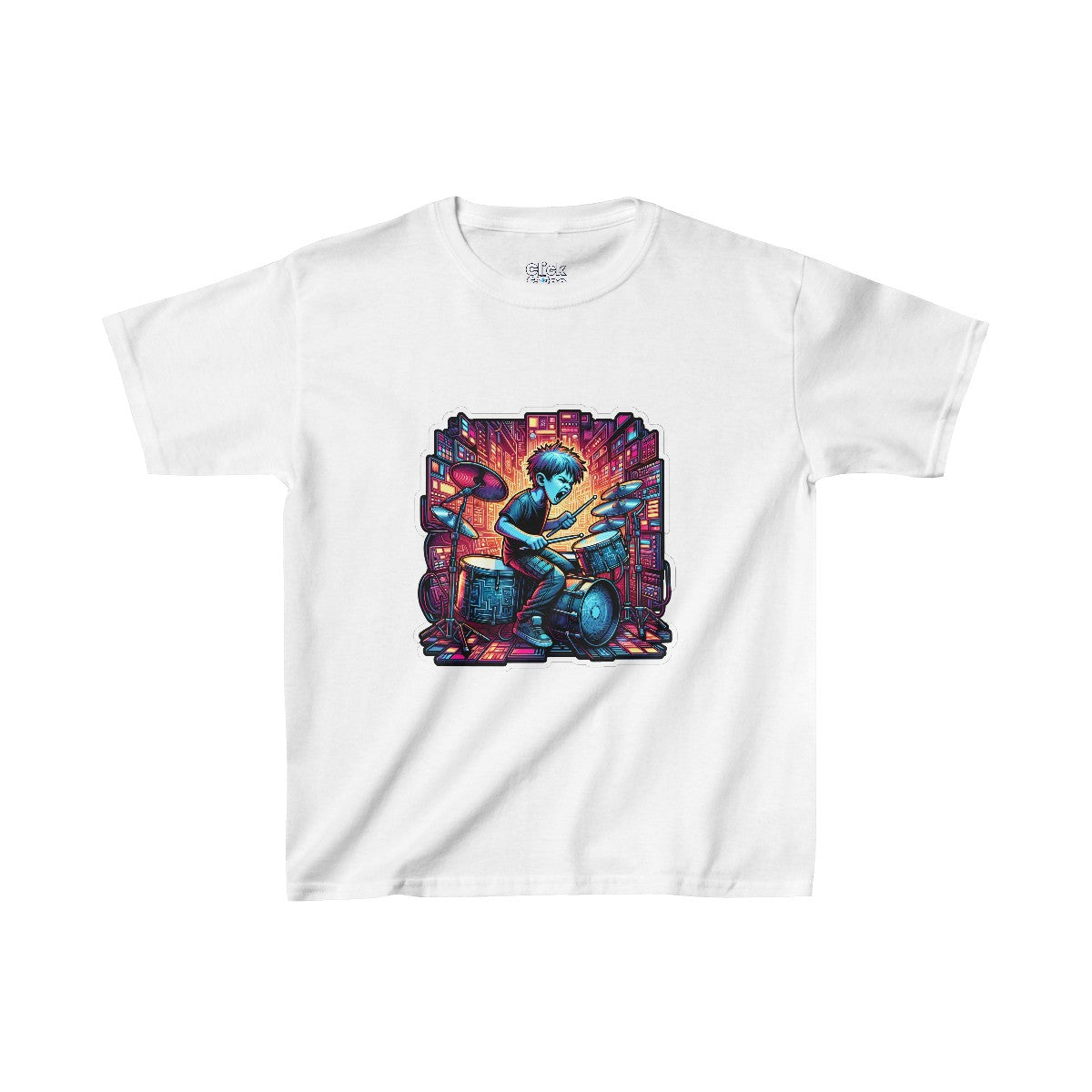 Kids CyberpunkTechno Kid T-Shirt Image 2