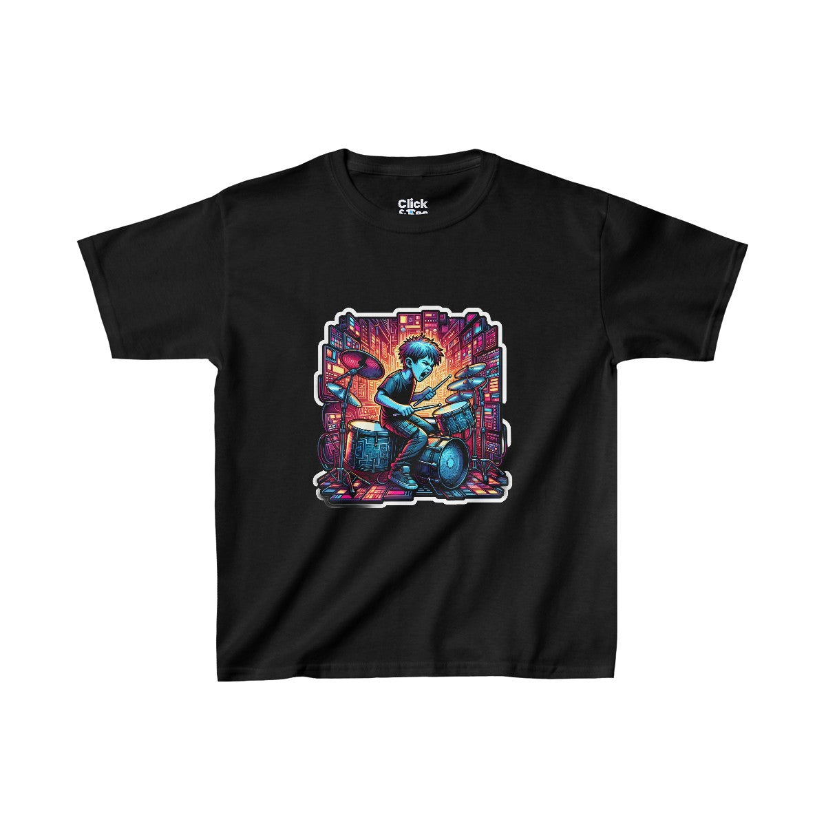 Kids CyberpunkTechno Kid T-Shirt Image 3