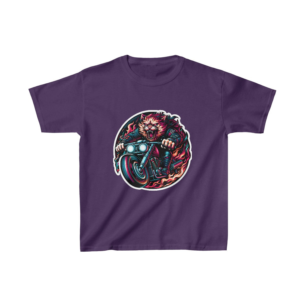 Kids CyberpunkCat T-Shirt Image 10
