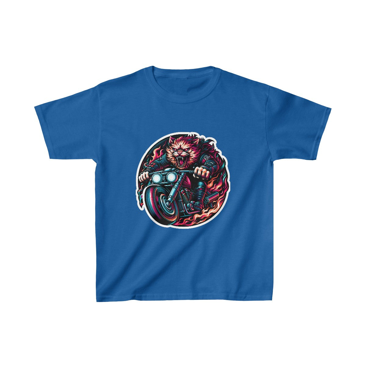 Kids CyberpunkCat T-Shirt Image 8