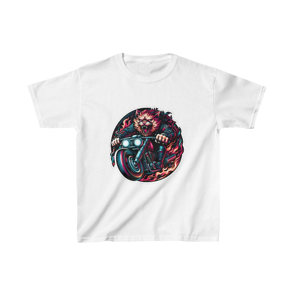 Kids CyberpunkCat T-Shirt Image 2