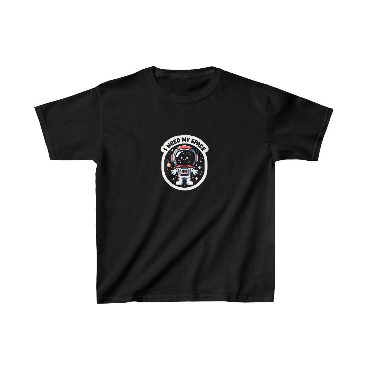 Kids Digital ArtRetro Astronaut T-Shirt Image 3