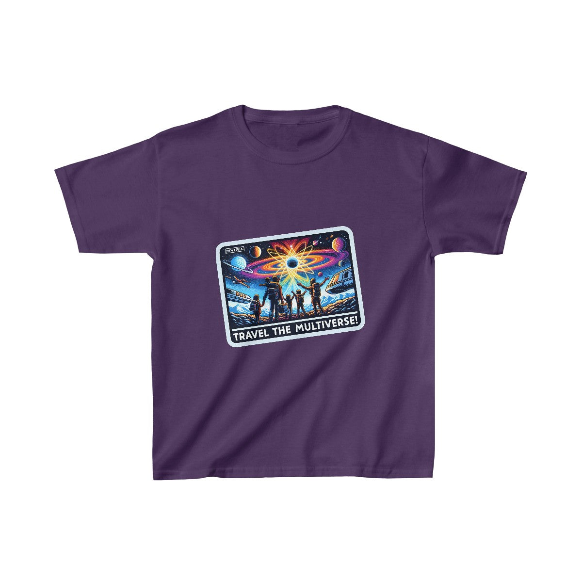 Kids FuturisticTravel Advertisement T-Shirt Image 10