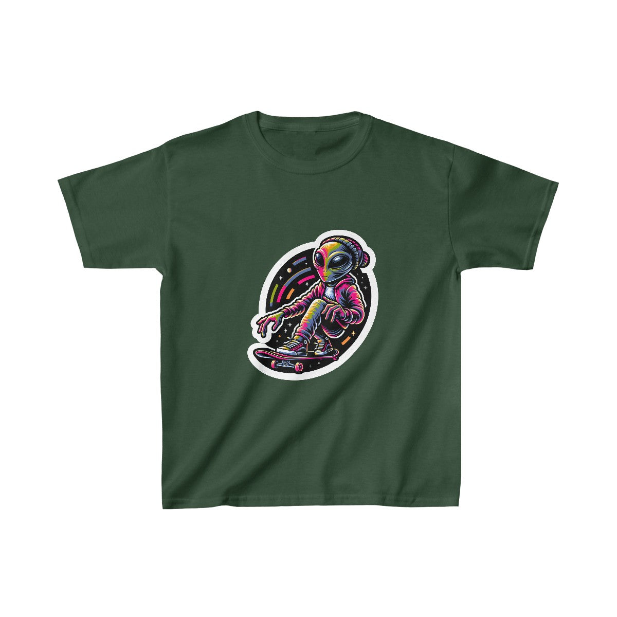 Kids Graphic ArtAlien T-Shirt Image 7