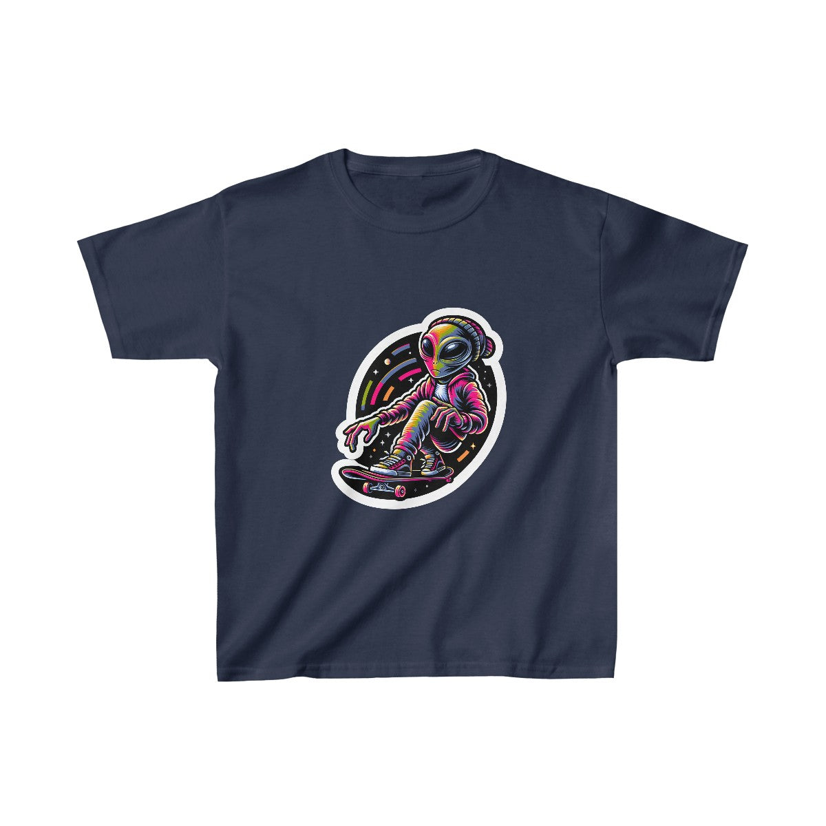 Kids Graphic ArtAlien T-Shirt Image 9
