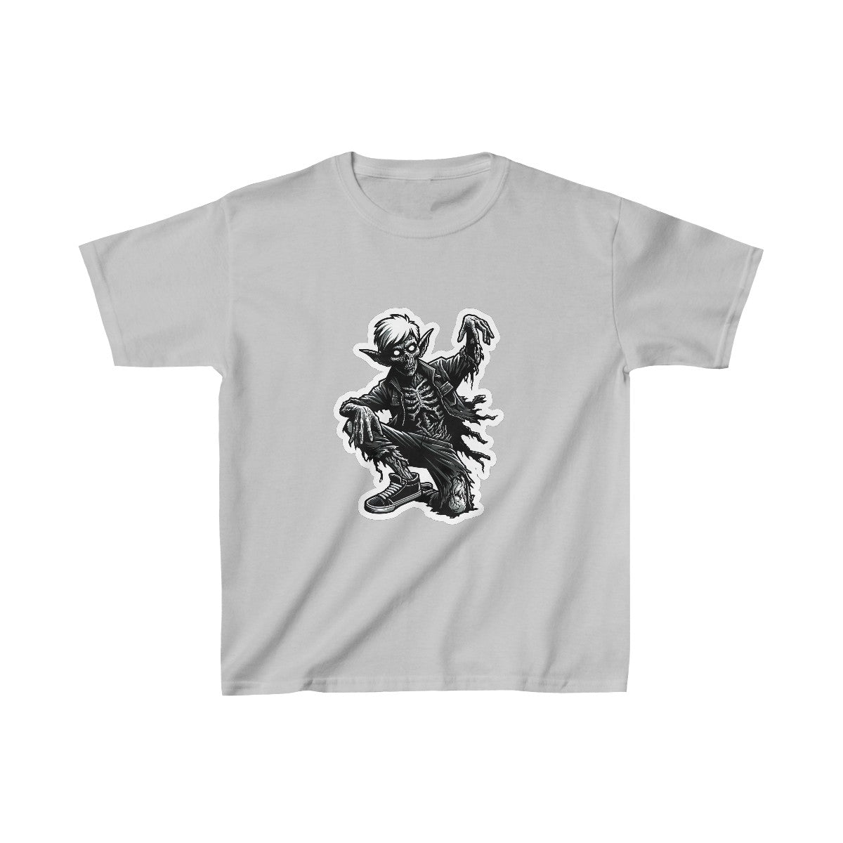 Kids Graphic ArtZombie Elf T-Shirt Image 4