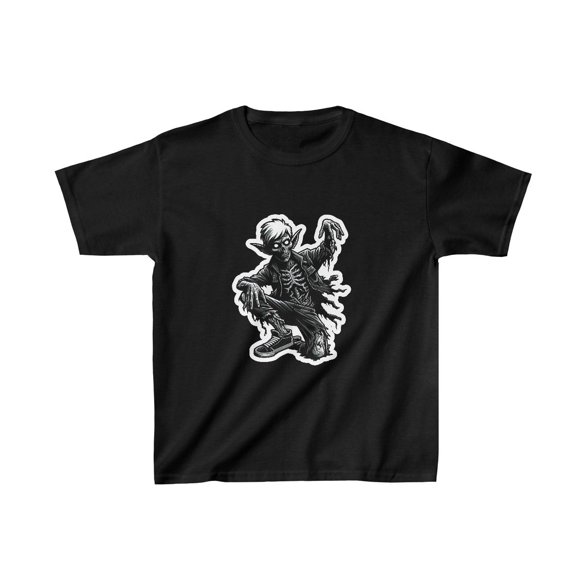 Kids Graphic ArtZombie Elf T-Shirt Image 3