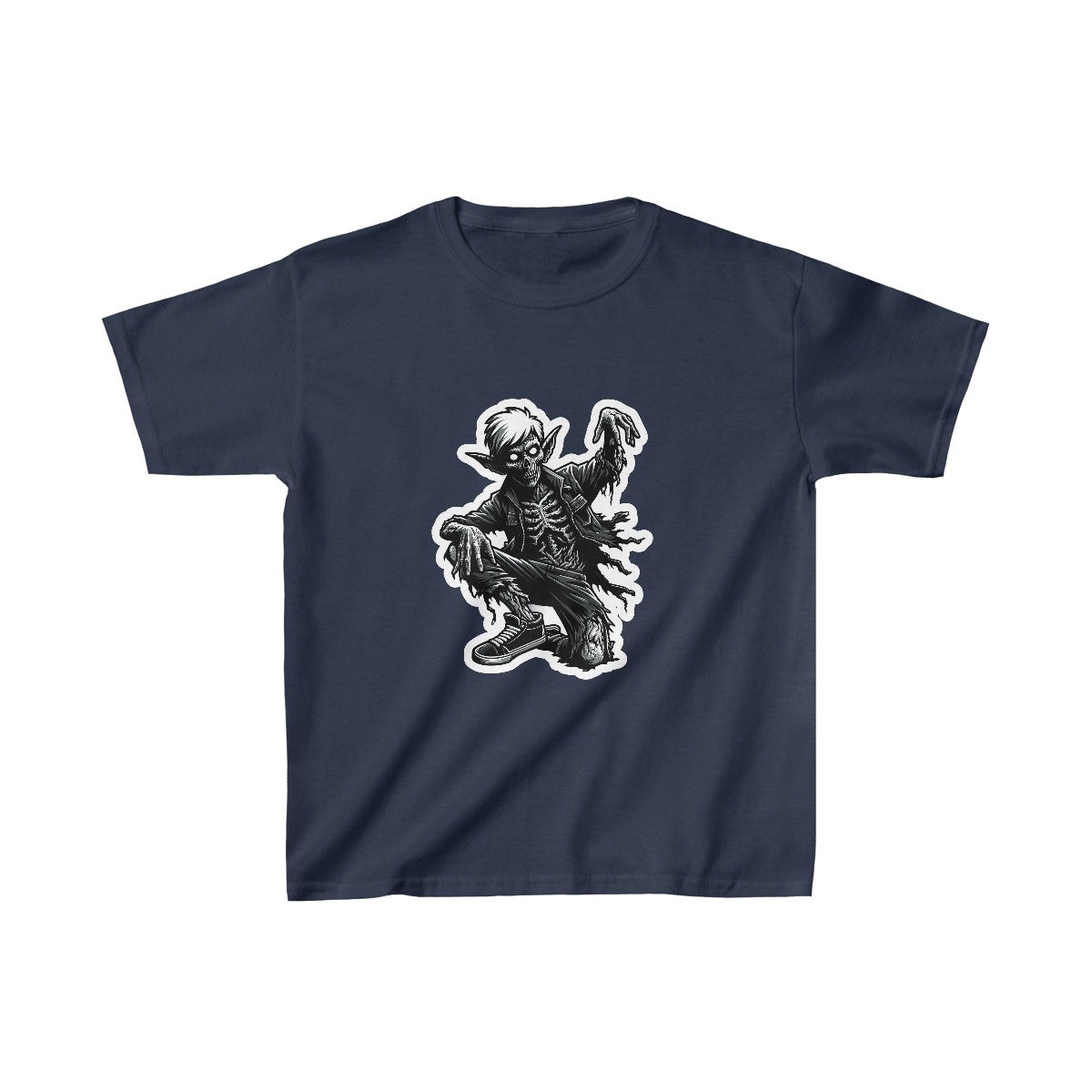 Kids Graphic ArtZombie Elf T-Shirt Image 9