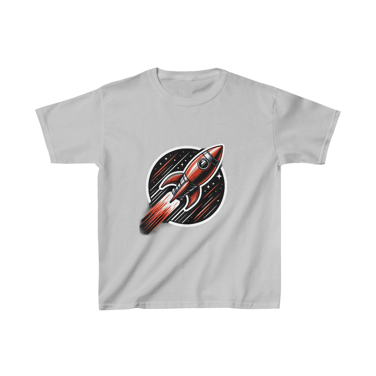 Kids Graphic ArtRocketship T-Shirt Image 4