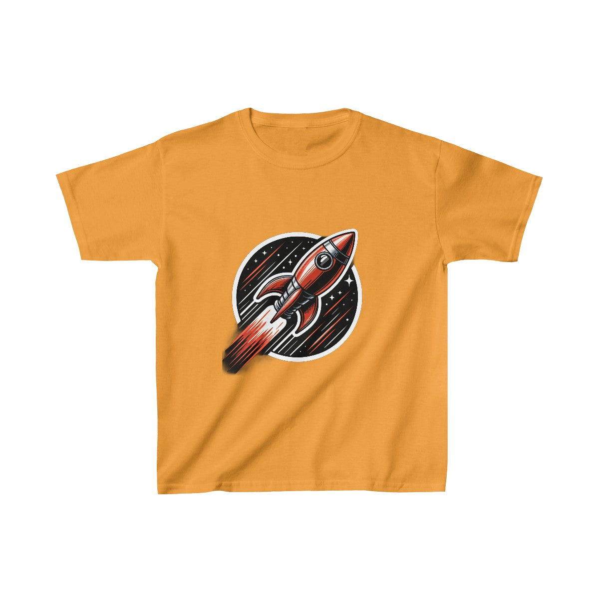 Kids Graphic ArtRocketship T-Shirt Image 5
