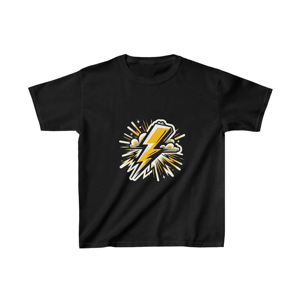 Kids Graphic ArtLightning Bolt T-Shirt Image 3