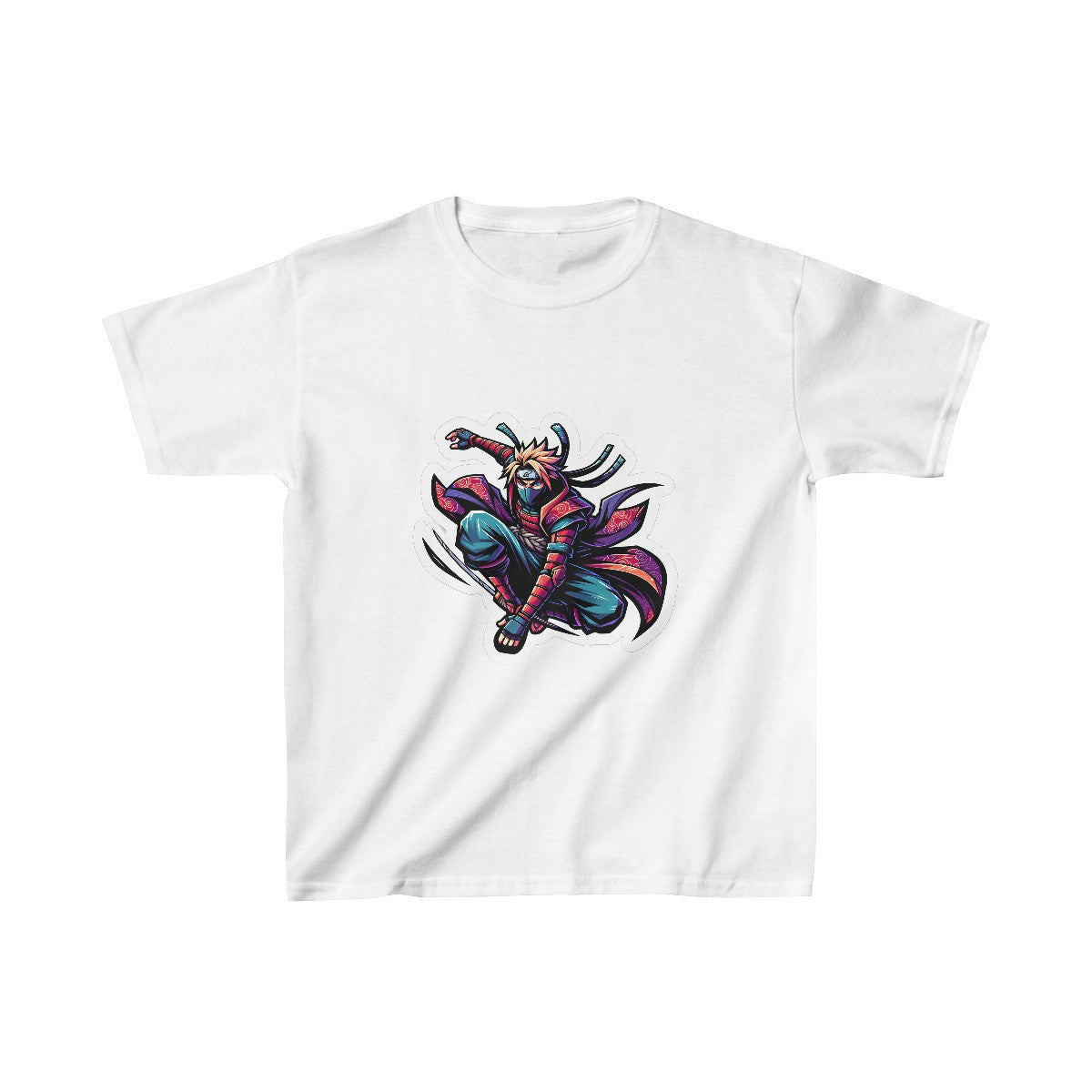 Kids Harem AnimeNinja Warrior T-Shirt Image 2