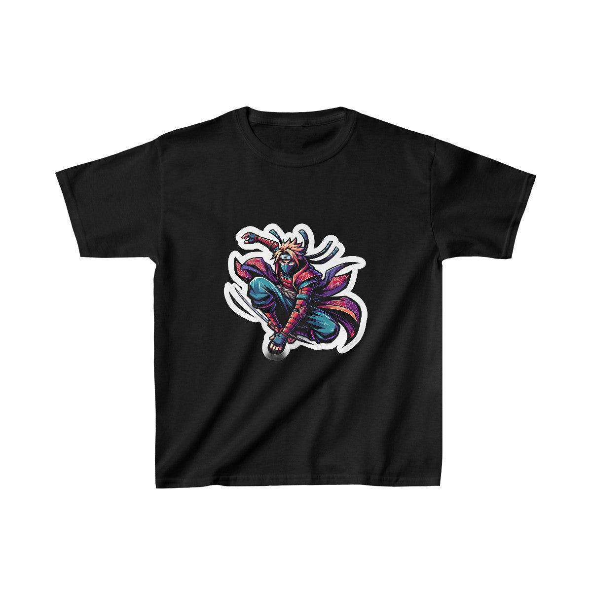 Kids Harem AnimeNinja Warrior T-Shirt Image 3