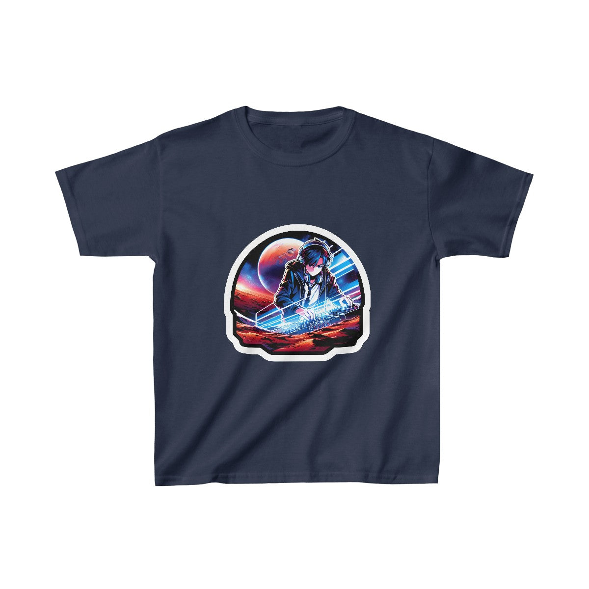 Kids Harem AnimeDJ T-Shirt Image 9