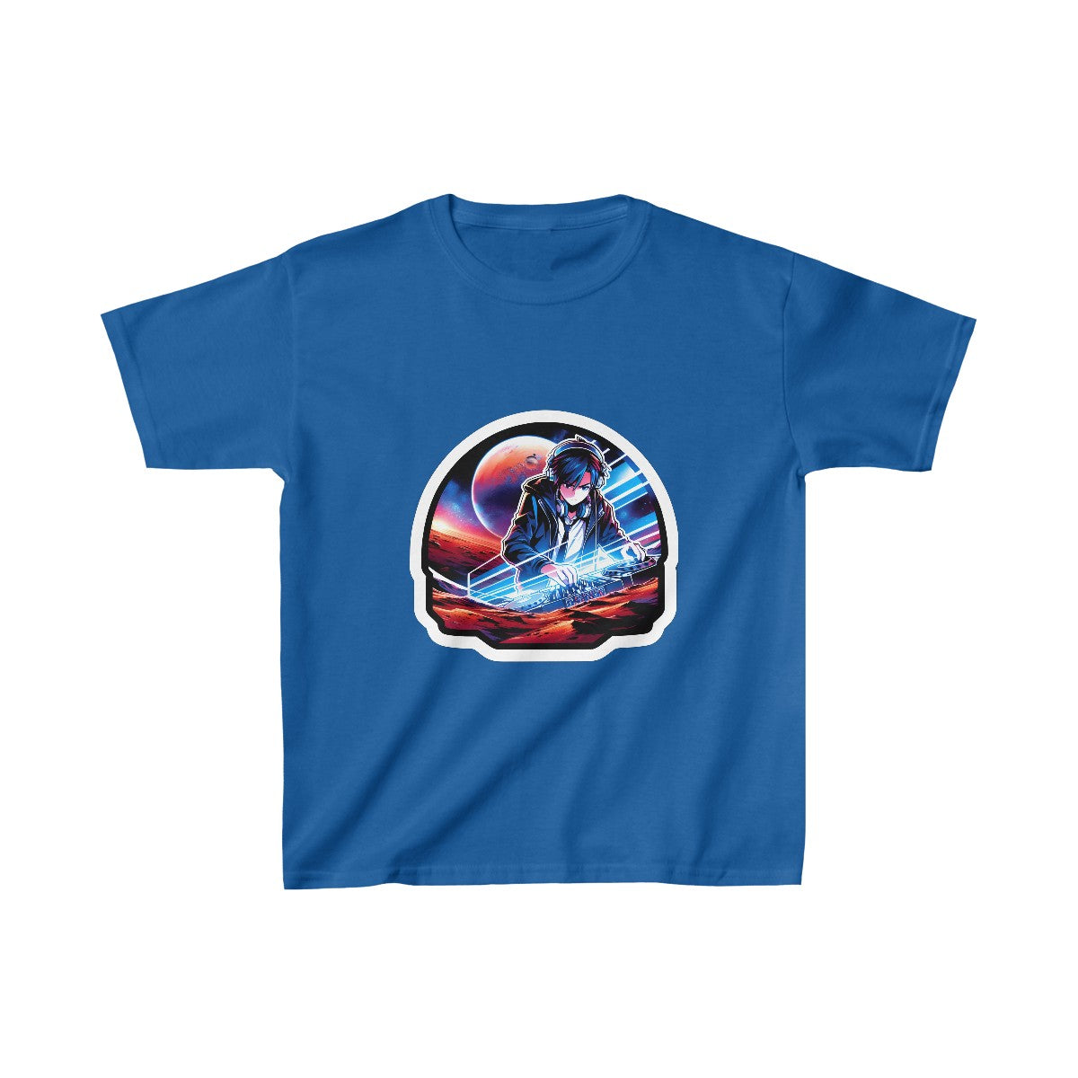 Kids Harem AnimeDJ T-Shirt Image 8