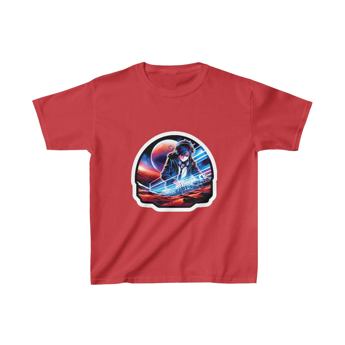 Kids Harem AnimeDJ T-Shirt Image 11