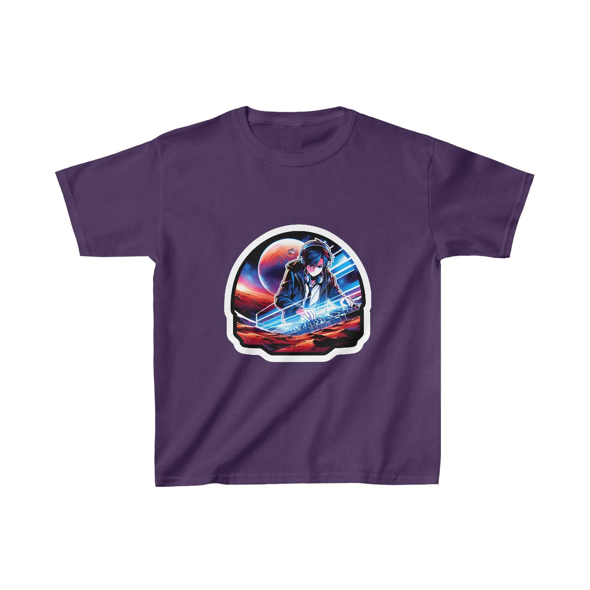 Kids Harem AnimeDJ T-Shirt Image 10