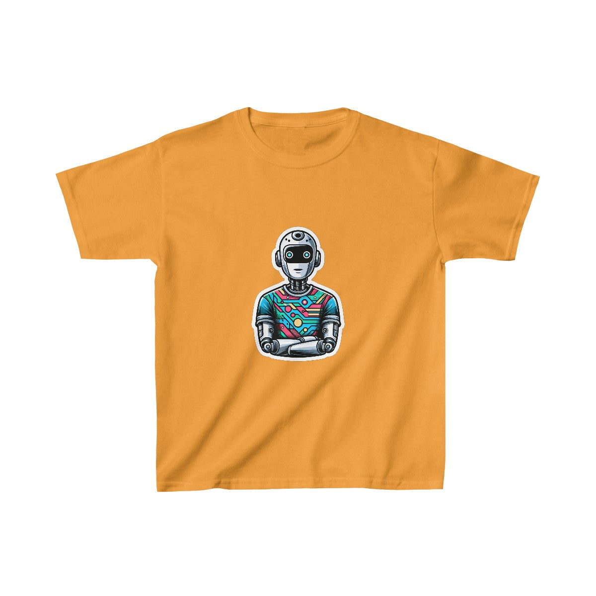 Kids RealisticHumanoid AI Robot T-Shirt Image 5