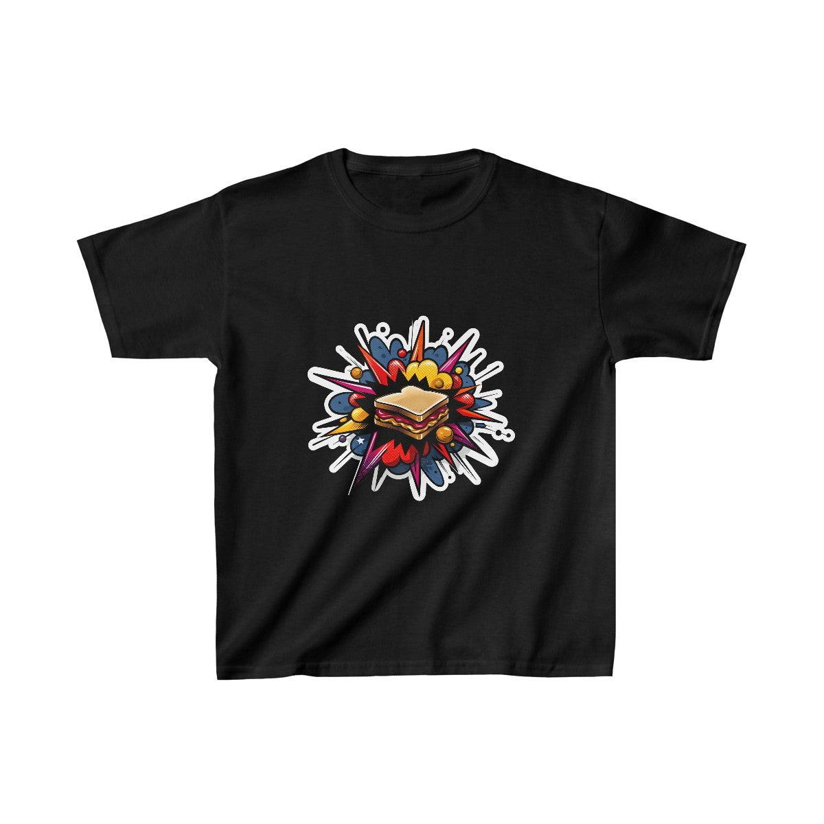 Kids RealisticPeanut Butter and Jelly Sandwhich T-Shirt Image 3