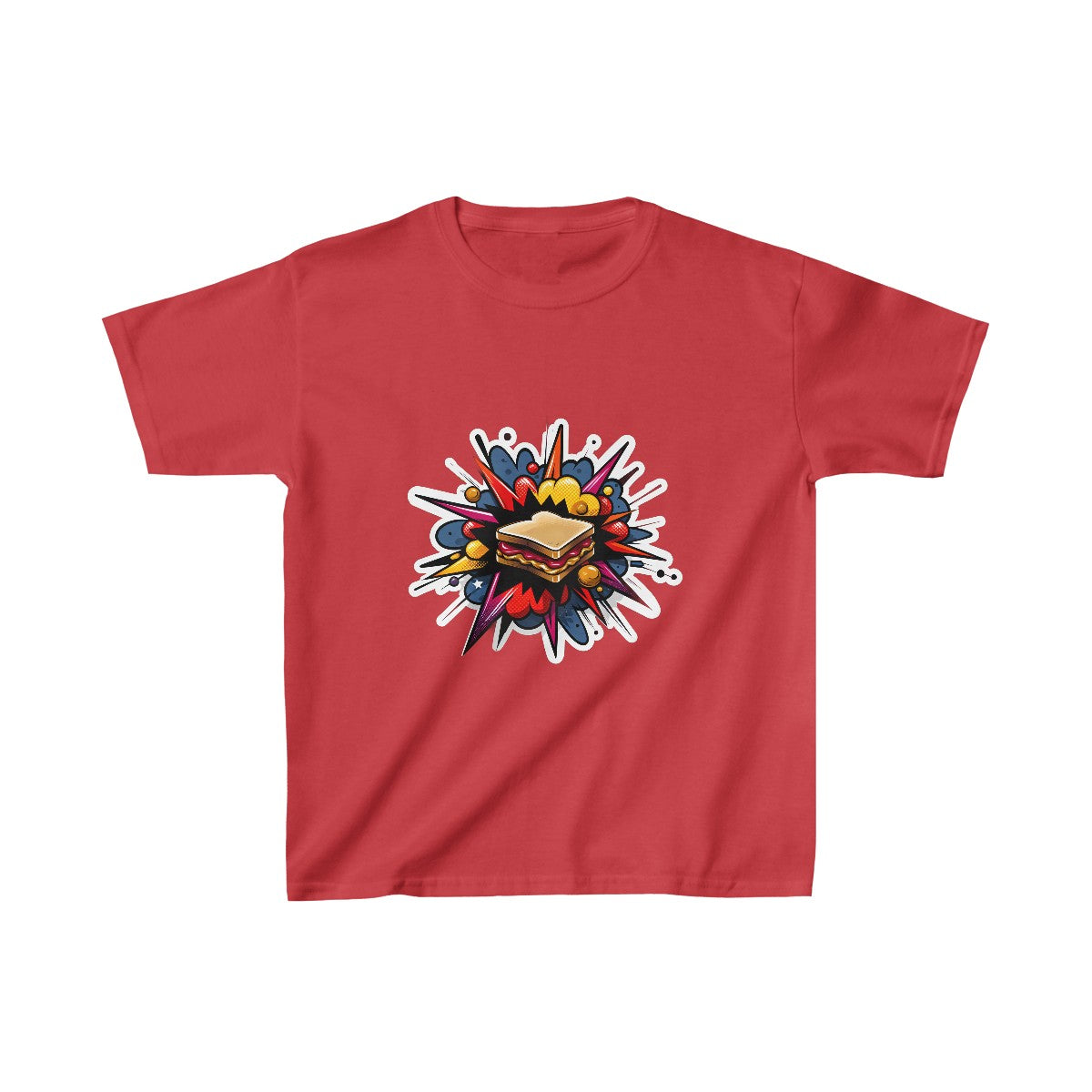 Kids RealisticPeanut Butter and Jelly Sandwhich T-Shirt Image 11