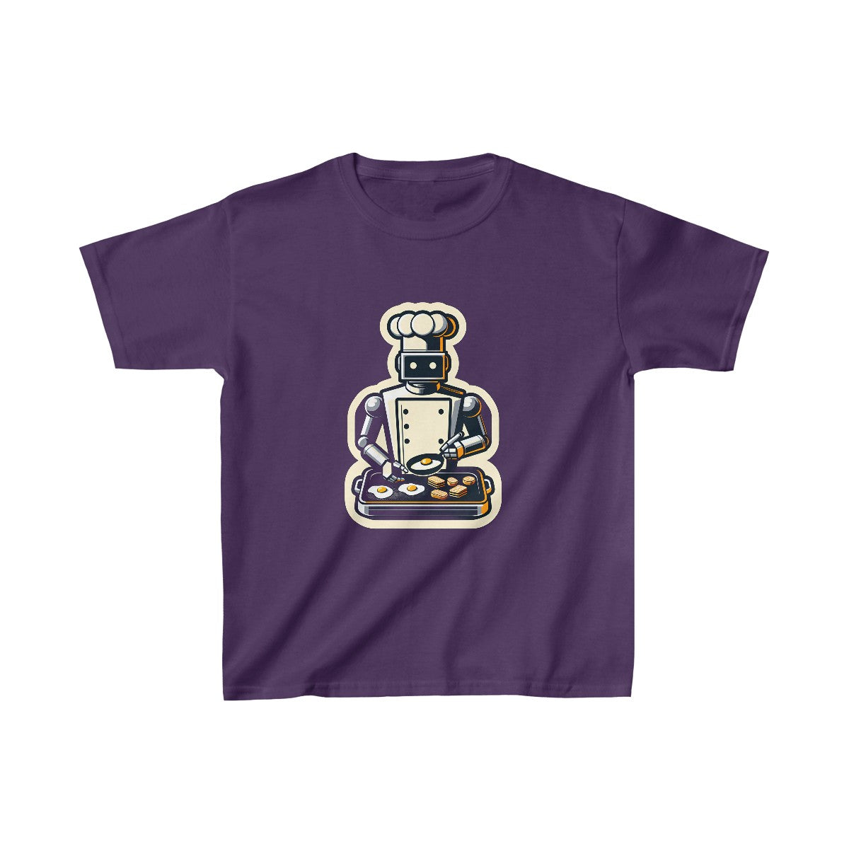 Kids RealisticRobot Chef T-Shirt Image 1