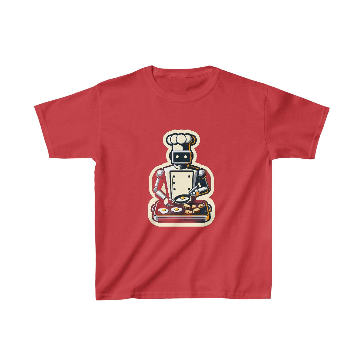 Kids RealisticRobot Chef T-Shirt Image 11