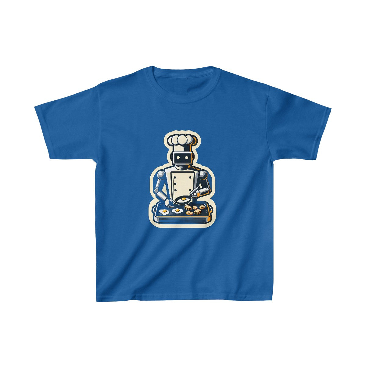 Kids RealisticRobot Chef T-Shirt Image 8