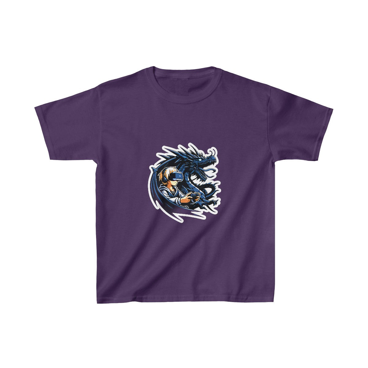 Kids Shonen AnimeVR Gamer T-Shirt Image 10