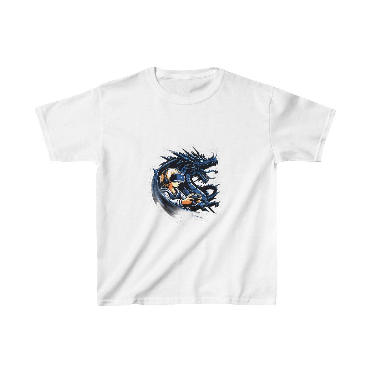 Kids Shonen AnimeVR Gamer T-Shirt Image 2