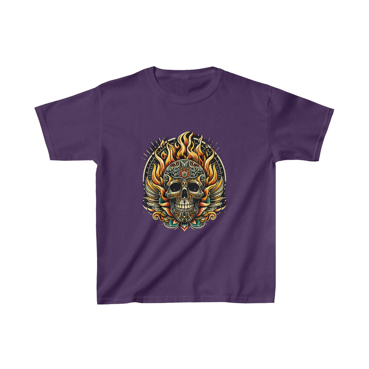 Kids SteampunkSkull T-Shirt Image 10