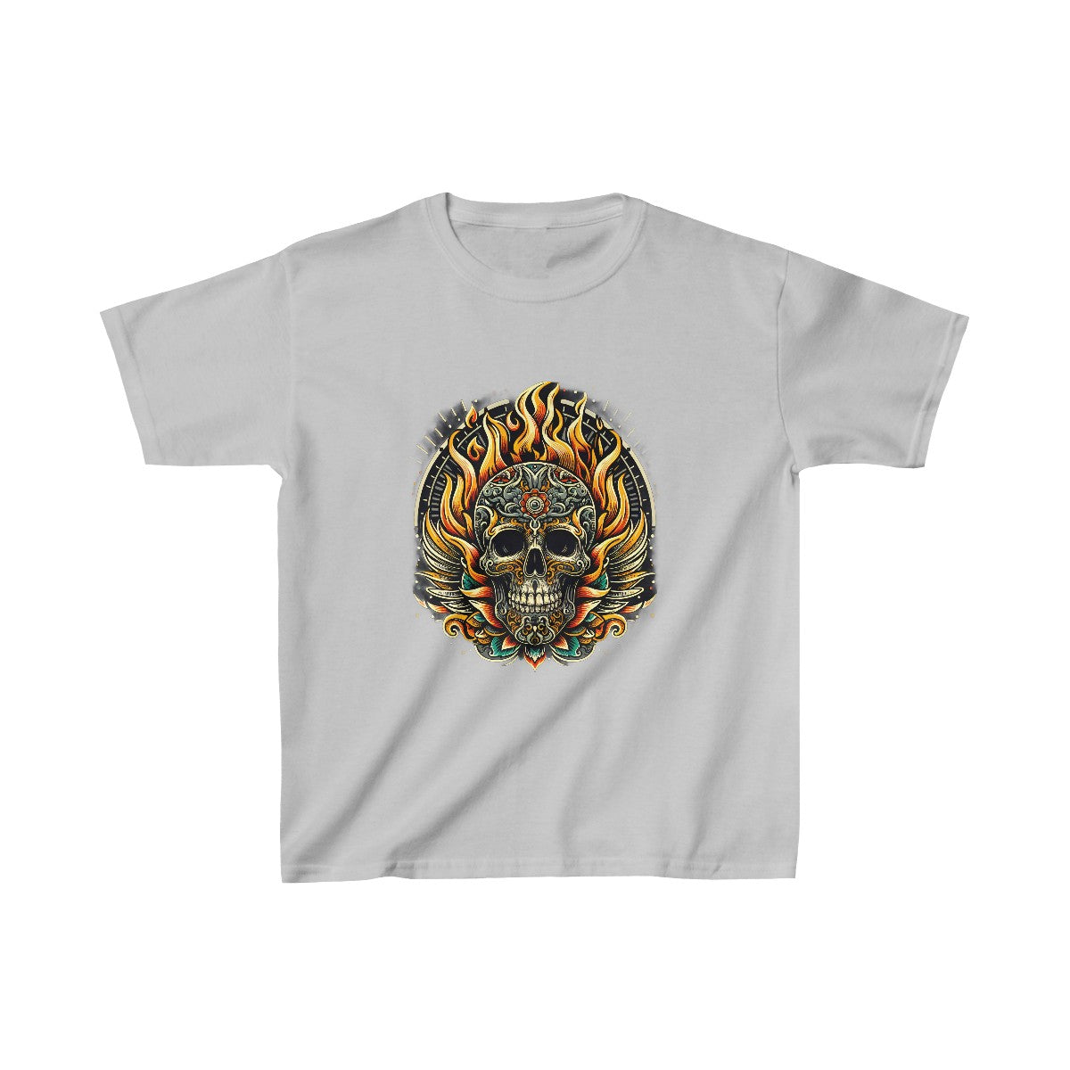 Kids SteampunkSkull T-Shirt Image 4