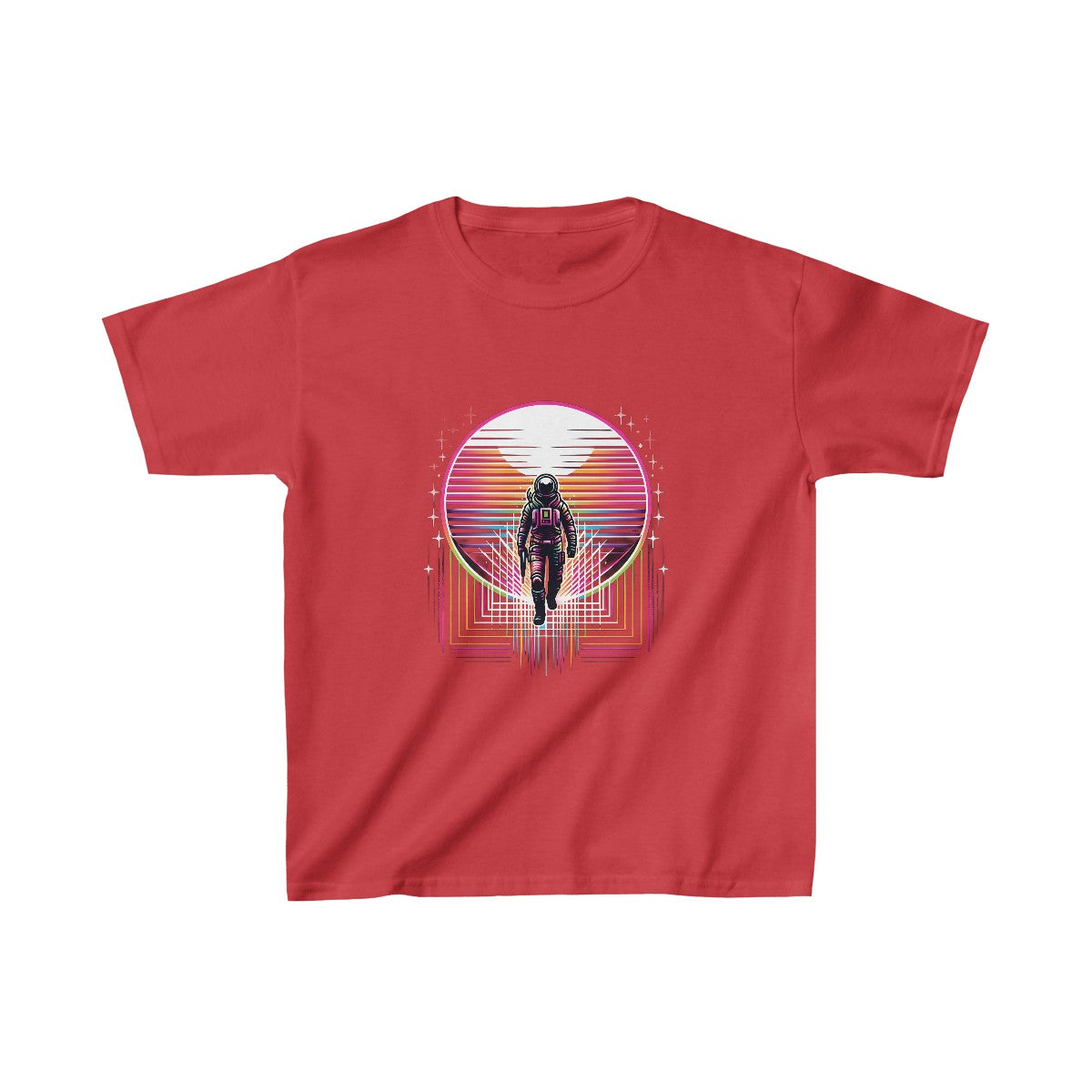 Kids SynthwaveJungle Scout T-Shirt Image 1