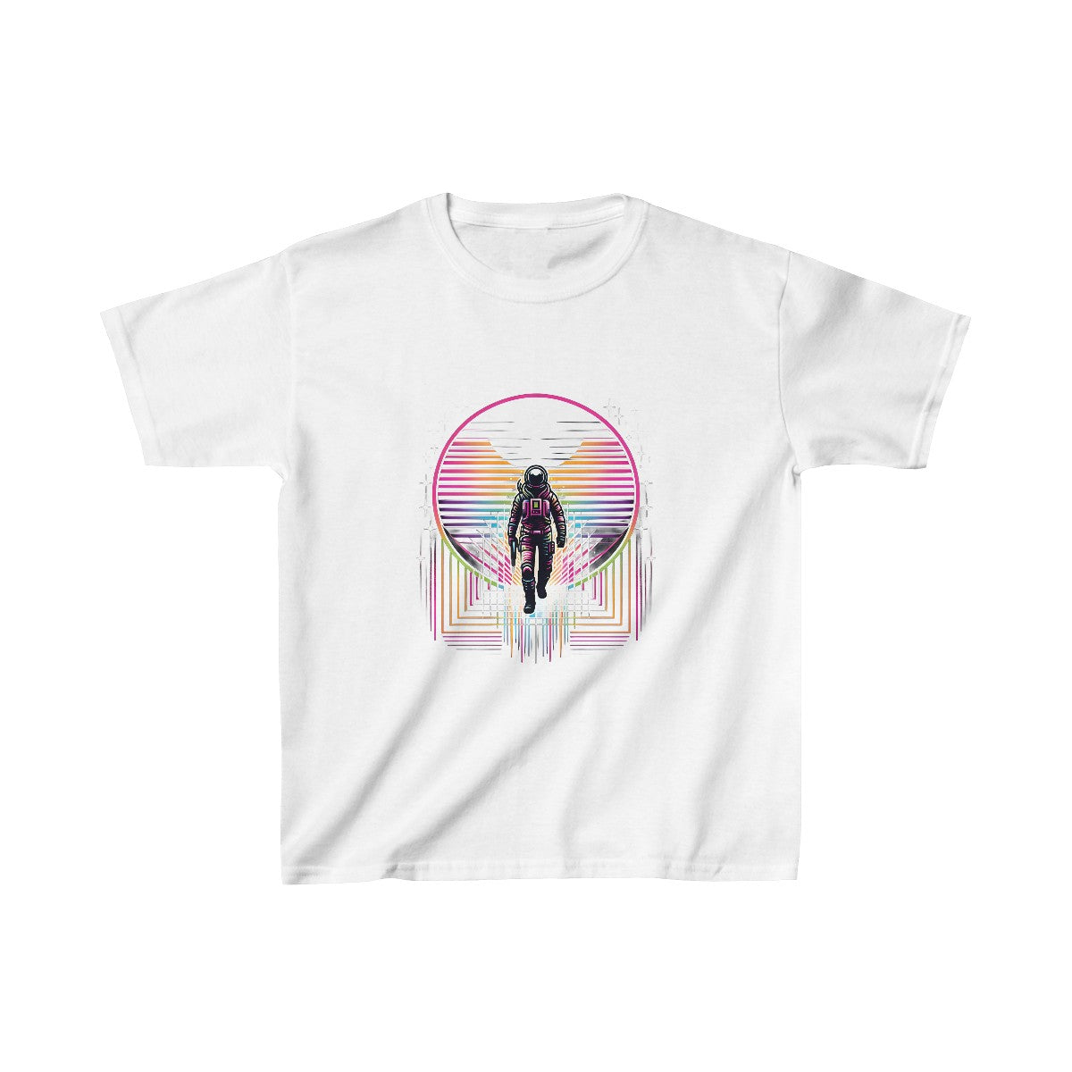 Kids SynthwaveJungle Scout T-Shirt Image 2