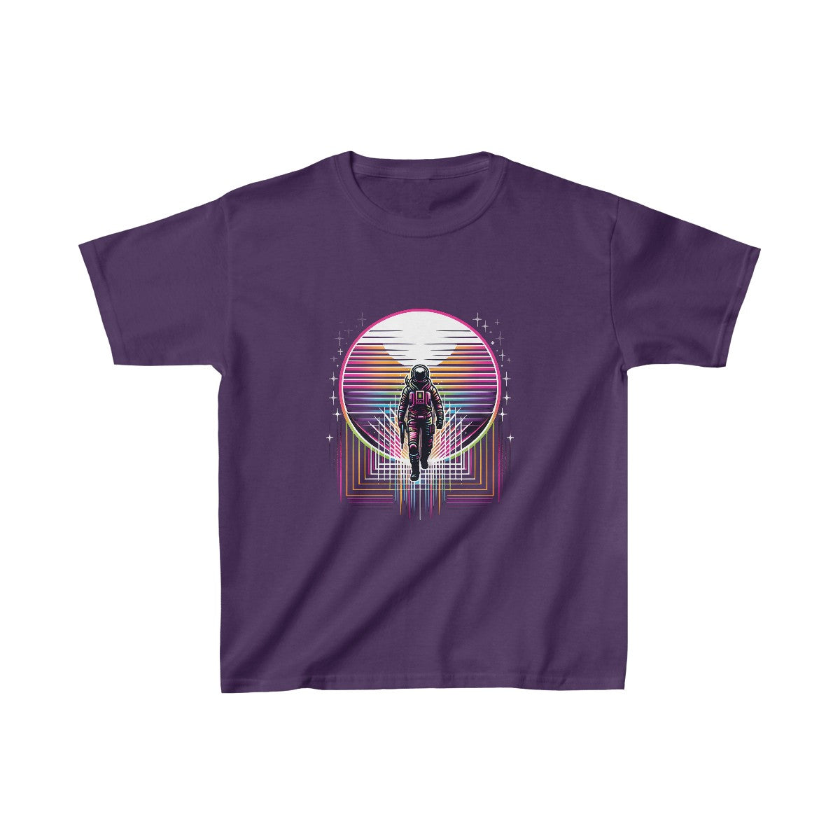 Kids SynthwaveJungle Scout T-Shirt Image 10
