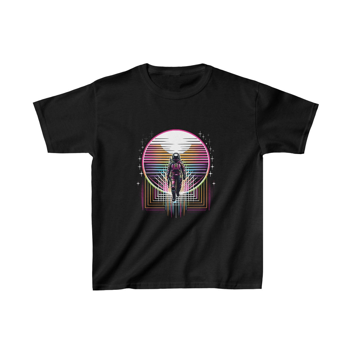 Kids SynthwaveJungle Scout T-Shirt Image 3