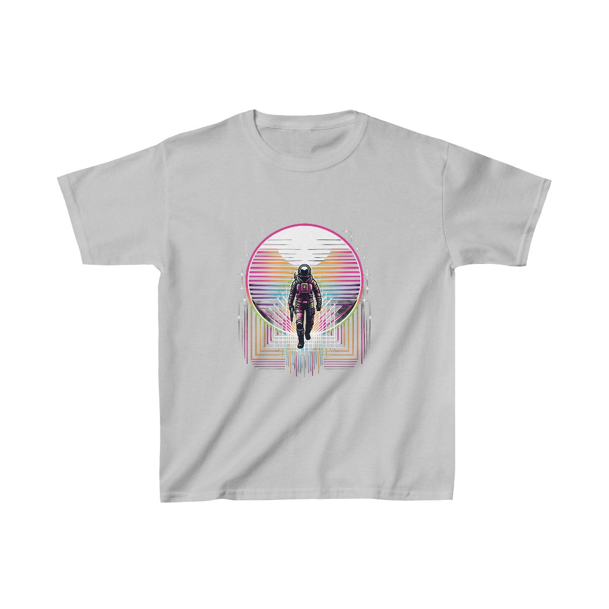 Kids SynthwaveJungle Scout T-Shirt Image 4