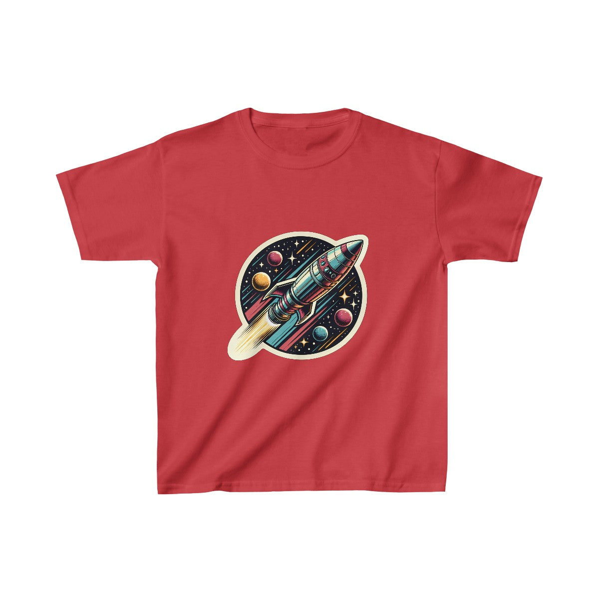Kids VintageClassic Rocketship T-Shirt Image 11