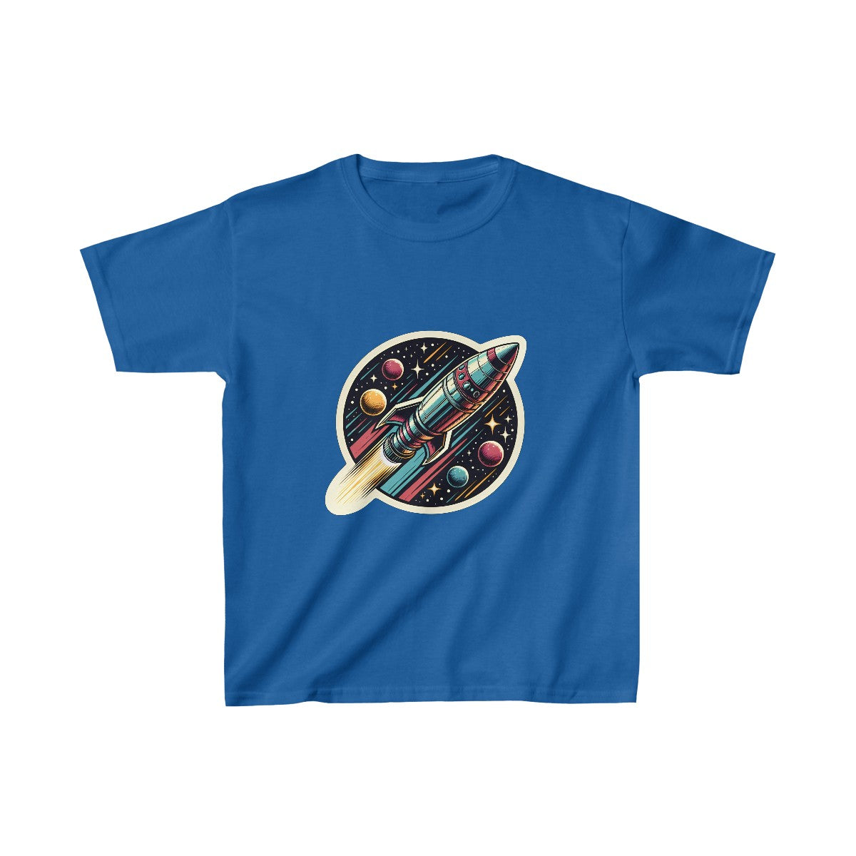 Kids VintageClassic Rocketship T-Shirt Image 8