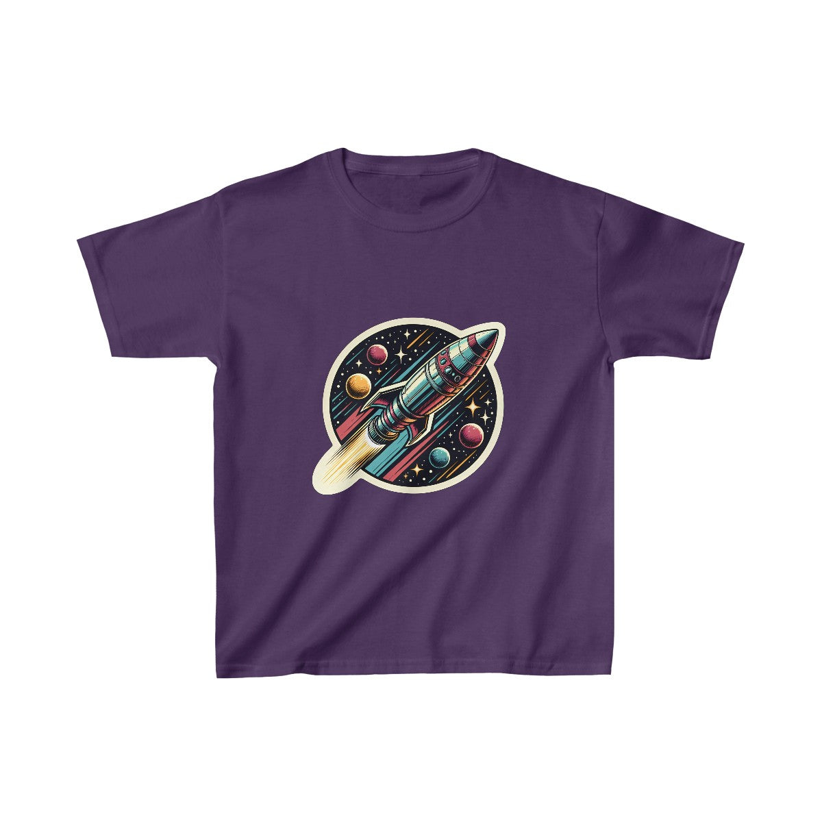Kids VintageClassic Rocketship T-Shirt Image 10