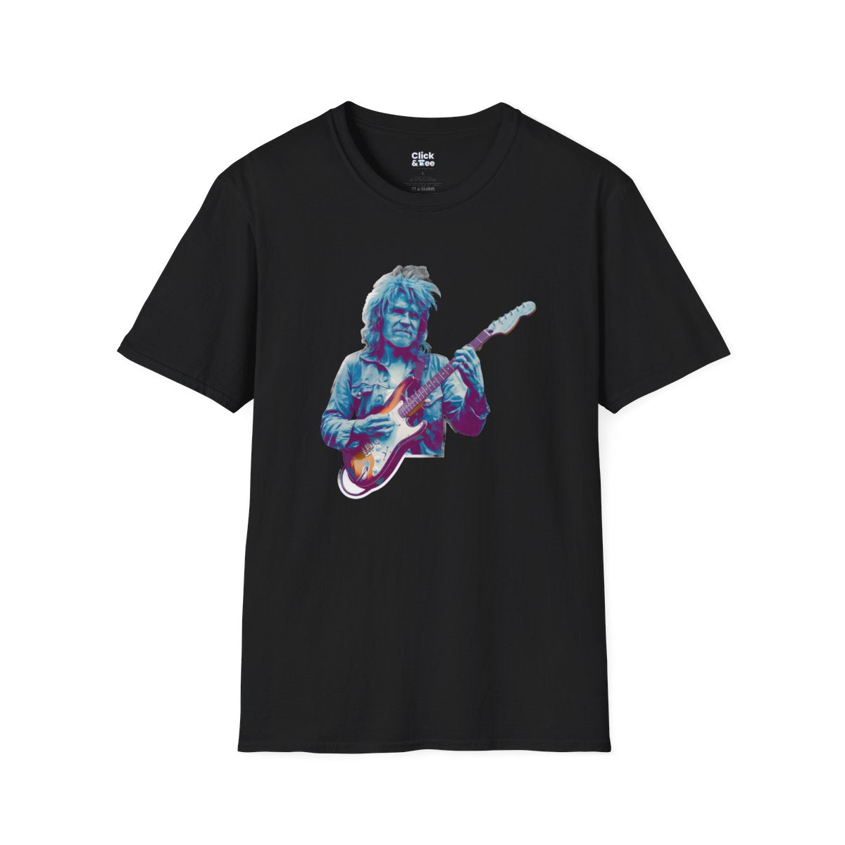 PsychadelicGuitar player Unique T-Shirt Image 3