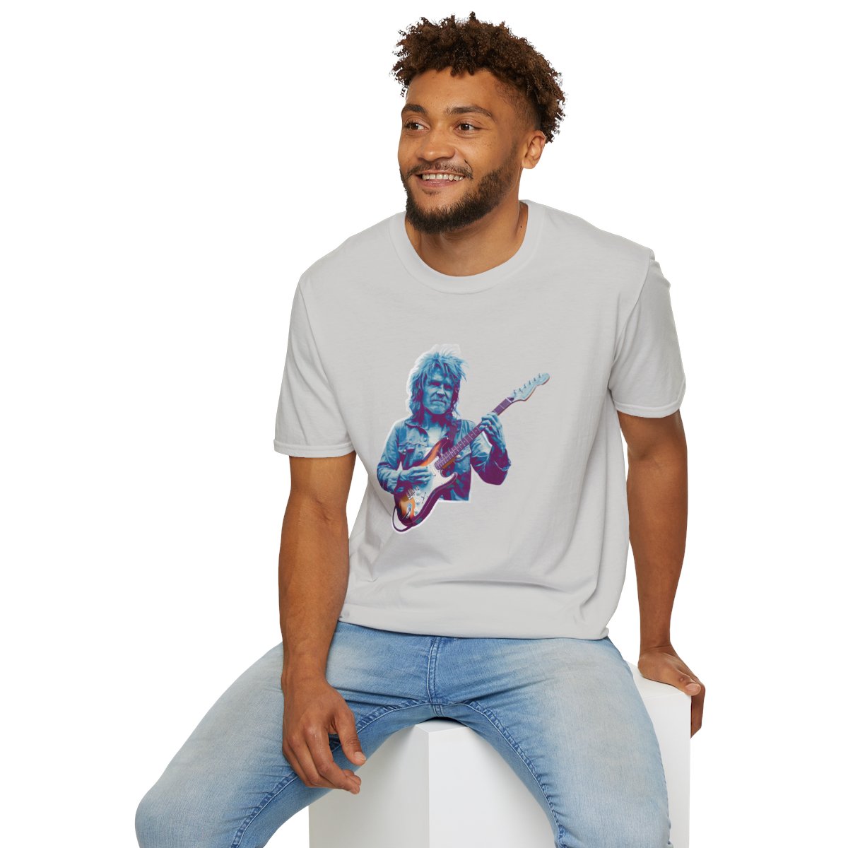 PsychadelicGuitar player Unique T-Shirt Image 7